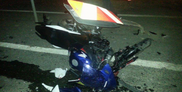MOTOSİKLET KAZASI 1 ÖLÜ 2 YARALI