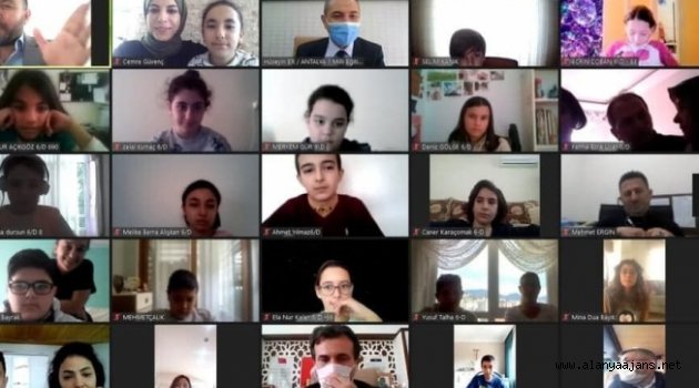 Müdür Er’den Alanyalı öğrencilerle online söyleşi