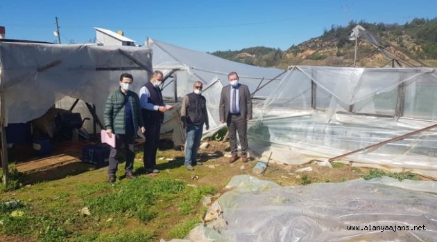 Müdür Rüzgar’dan Emişbeleni’nde hasar tespiti çalışması