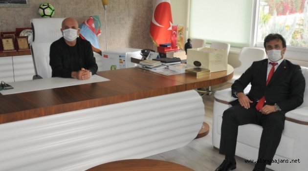 Müdür Yılmaz'dan Çavuşoğlu'na ziyaret