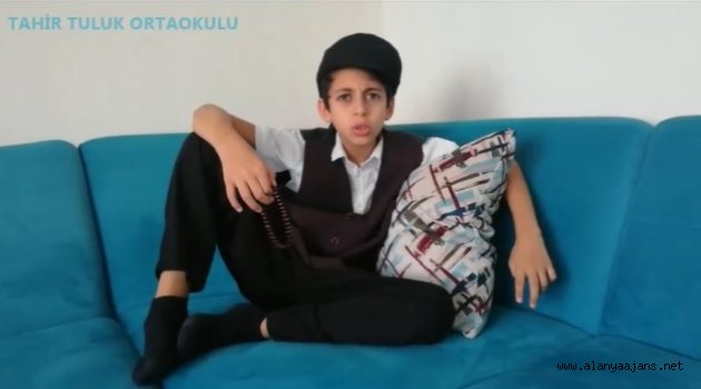 Öğrencilerin Alanya şiveli korona filmi