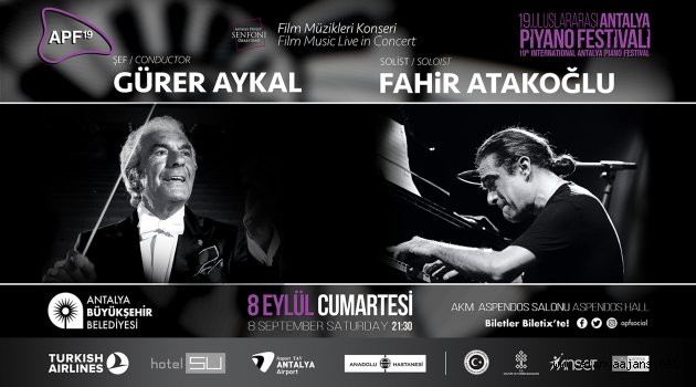Piyano Festivali’nde Senfoni Orkestrası ve Fahir Atakoğlu rüzgarı