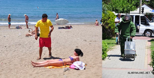 PLAJDA ŞÜPHELİ PAKET