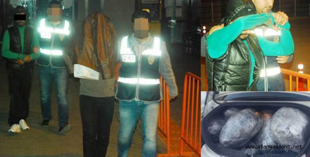 POLİS 42 KİLO ESRAR ELE GEÇİRDİ