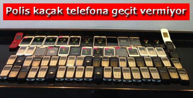 POLİS GÜMRÜK KAÇAĞI CEP TELEFONU ELE GEÇİRDİ