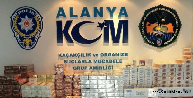 POLİS KAÇAK SİGARA ELE GEÇİRDİ
