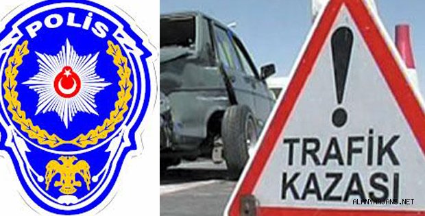 POLİS MEMURU KAZA YAPTI 1 ÖLÜ