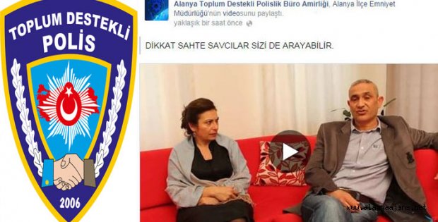POLİSTEN DOLANDIRICILIK UYARISI