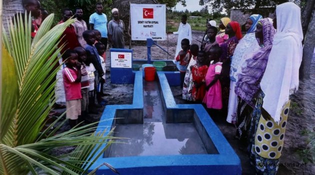 Şehidimiz adına Afrika’da su kuyusu açıldı