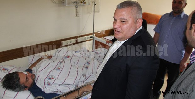 ŞAHİN YARALI KOMİSERİ ZİYARET ETTİ
