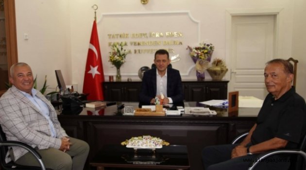 Şahin'den Kaymakam Ürkmezer'e ziyaret