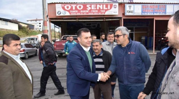 Sanayi Esnafından Başkan Yücel'e Büyük İlgi
