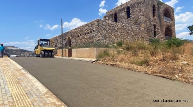 Sedre Av Köşkü yolu asfaltlandı