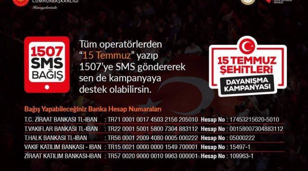 ŞEHİT VE GAZİLER İÇİN DAYANIŞMA KAMPANYASI