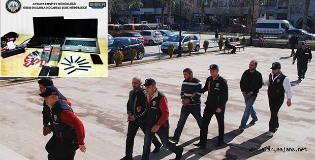 SİBER SUÇ OPERASYONUNDA 6 GÖZALTI