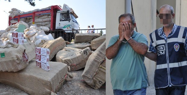 SİGARA KAÇAKÇILIĞINDA ADLİYEYE SEVK EDİLDİ