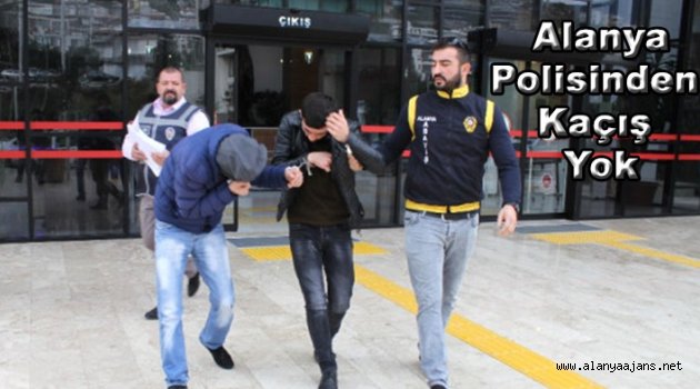 Suç Makineleri Alanya'da Yakalandı