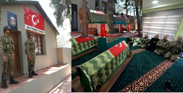 SÜLEYMAN ŞAH TURBESİNDE KOMUTANLAR DUA ETTİ