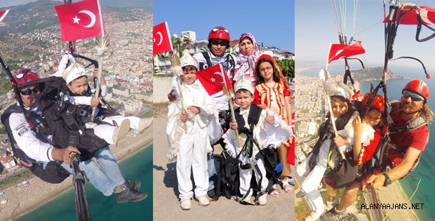 SÜNNETTEN SONRA 700 METREDEN ATLADILAR