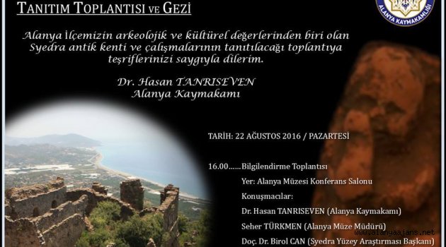 "Syedra Antik Kenti” tanıtıcılacak