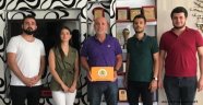 CHP'li gençler Başkan Çavuşoğlu'nu ziyaret etti