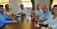 BAŞKAN YÜCEL CHP'Lİ ÜYELERİ BİLGİLENDİRDİ