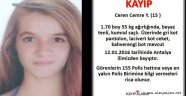 Kayıp Kız İçin Emniyet Alarma Geçti