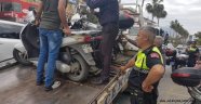 Alanya'da kaldırım işgali denetimleri sürüyor