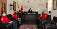 AKUT Alanya'dan Kaymakam Ürkmezer'e ziyaret