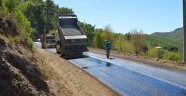 Alanya Çamlıca yolu asfaltlanıyor 
