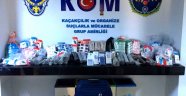Alanya’da 55 bin 492 kaçak cep telefonu parçası ve aksesuarı ele geçirildi