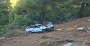 Alanya’da araç uçuruma yuvarlandı! 1 ölü var
