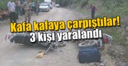 Alanya’da motosiklet kazası, 3 kişi yaralandı