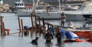 Alanya’da ölümlü tekne karaya çıkartıldı