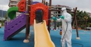 Alanya’da park ve mesirelik alanlar dezenfekte ediliyor