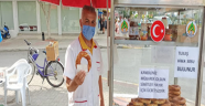Alanya’da simitçiden örnek davranış