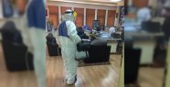 Alanya’da spor tesislerine dezenfekte işlemi