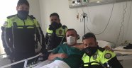 Alanya’da trafik polisi kalp krizi geçirdi