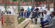 Alanya’da ülkücüler şehit Gündoğmuş’u kabri başında andı