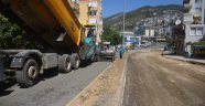 Alanya’da yeni prestij caddesinde hummalı çalışma