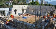 Alanya Gülevşen Camii’nin restore çalışmaları sürüyor 