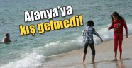 Alanya'da Aralık ayında deniz keyfi