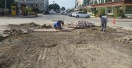 Alanya'da asfalt bakım çalışmaları devam ediyor