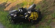 Alanya'da ATV kazası: 1 ölü, 1 yaralı