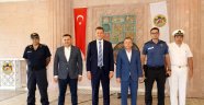Alanya'da bayramlaşma töreni düzenlendi