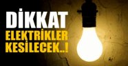 Alanya'da birçok mahallede elektrik kesintisi yaşanacak