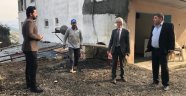 Alanya'da evi yanan vatandaş unutulmadı