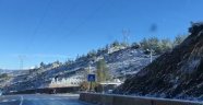Alanya'da kırsal beyaza büründü