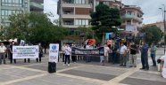 Alanya'da Macron protesto edildi