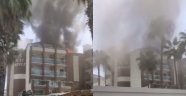 Alanya'da otelde yangın paniği